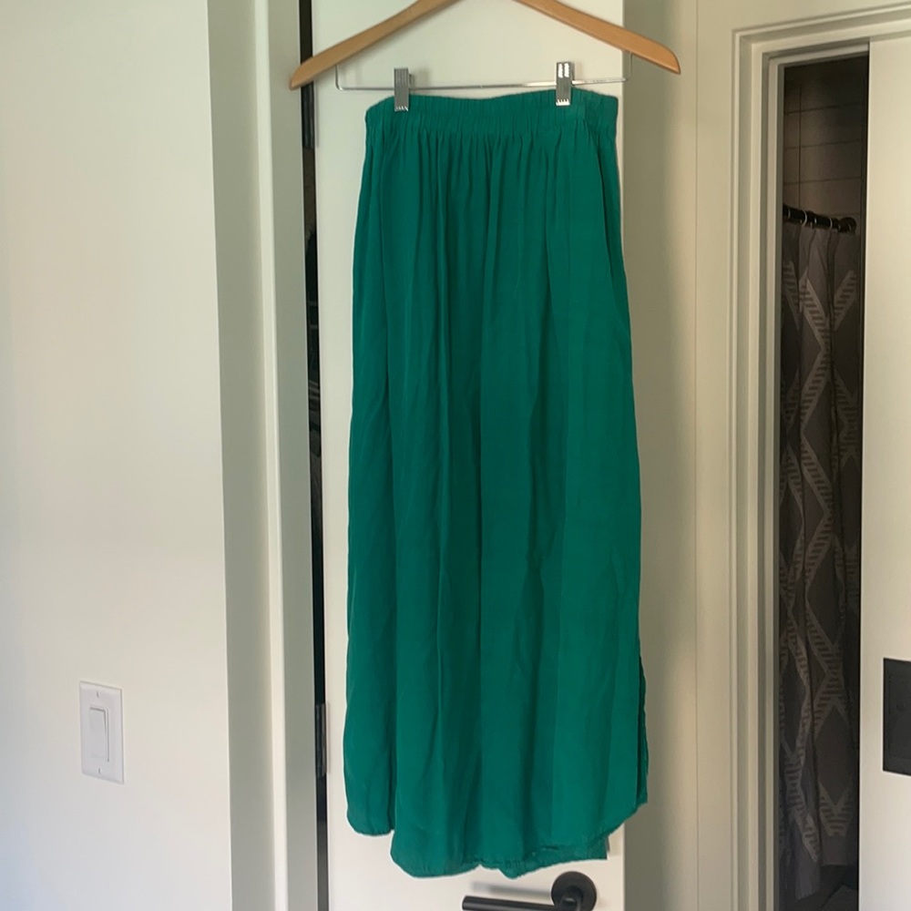 Green Maxi Skirt